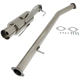 13883379 Carpartsaleclub 4.5 Inch Muffler Tip Exhaust System For 1995-1998 240sx Silvia S14 Ka24
