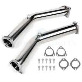 Carpartsaleclub 13883397 Ss Exhaust Tube Pipes For Nissan 350z Infiniti G35 3.5l V6