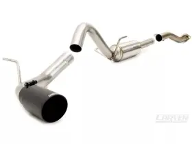Ct1002 Carven Exhaust Progressive Series Single System With Black Tip Nib