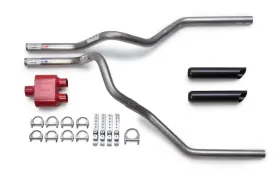 Cherry Bomb 850007583026 Ford F150 F250 09-19 Extreme Muffler Dual Exhaust Kit Black Tips