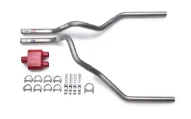 Ukf40wt Cherrybomb 1988-1995 Gmc Sierra Dual Exhaust Kit Cherry Bomb Extreme Muffler