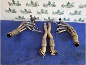 328.gm1y02 Chevrolet 1997-2004 Corvette Z06 C5 Kooks Long Tube Headers Mid Pipe 2814
