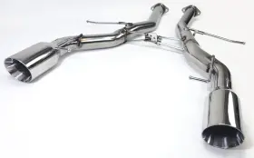 Ex-bmwe9x07-ml Circuit Werks 07-13 Bmw E90 E92 335i Twin Turbo N54 Mufflerless Axle Back Exhaust
