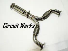Yp-ns350z03-rtp Circuit Werks 350z 03-09 Z33 Resonated Exhaust Y Pipe Flex Mid Fairlady