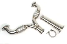Yp-ns350z03-str Circuit Werks Straight Mid Y-pipe For 2014-2024 Infiniti Q50 Q60 Rwd Exhaust True 2.5 Inch To 3