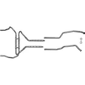 Ce69fbb Classic Industries 1969 Camaro Big Block Chambered Exhaust System Aluminized