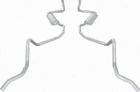 Ex8001 Classic Industries 1962-64 Impala/full Size 283 / 327 Exc Hi Perf Stock Aluminized Dual Exhaust