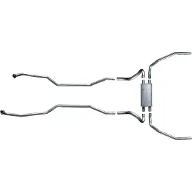 Ex80059 Classic Industries 1970 Chevrolet Nova Oe Dual Exhaust System Without Resonators Small Block