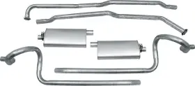 Ex8006 Classic Industries 1971-74 Impala / Full Size Small Block Stock Aluminized Dual Exhaust System