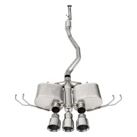 21302 Corsa For Honda Civic 17-21 Exhaust System Xtreme 304 Ss Front Pipe-back