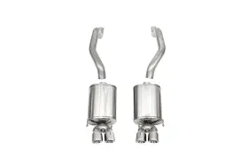 Corsa-14470 Corsa 2.5 Inch Xtreme Axle Back Exhaust Twin 3.5 Polish Tips 09-13 Corvette C6 Ls3