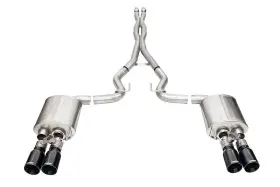21260blk Corsa Exhst Performance - 2024 Compatible With/replacement For Ford Mustang