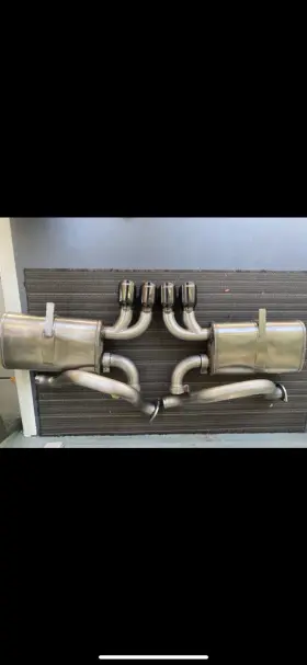 14111blk Corsa Performance Exhaust System Kit Fits 1997 Chevrolet Corvette 5.7l-v8
