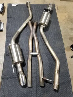 14189 Corsa Performance Sport 2.5 Inch Dual Cat-back Exhaust System Fits 2005-2006 Pontiac Gto 6.0l V8