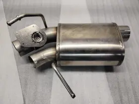 16cg2001 Corsa Performance Muffler Assembly D/s With Npp Valve 2020-2024 C8 Corvette