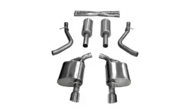 21004 Corsa Performance For 2017-2020 Dodge Charger 5.7l V8 Xtreme Cat-back Dual Rear Exit With 4.5in