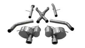 21058 Corsa Performance Fits 2012-2021 Jeep Grand Cherokee Srt 2.75in Dual Rear Xtreme Cat-back