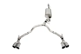21127blk Corsa Performance Sport / 3.0 In Dre 4.0 Twin Tips For Chevy Tahoe/gmc Yukon 21-23