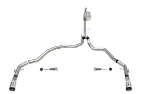 21158 Corsa Performance For 2021-2022 Ford F-150 Supercab/6.5in Bed 5.0l V8 Sport Cat-back Dual