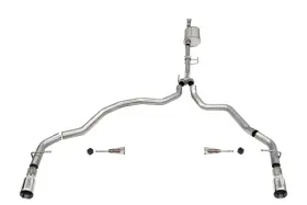21167 Corsa Performance For 2021-2022 Ford F-150 Supercab/6.5in Bed 3.5l V6 Sport Cat-back Dual