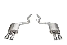 21267 Corsa Performance Sport Valved Axle Back Exhaust System Fits 24 For