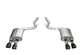 21267blk Corsa Performance Exhaust System Kit Fits 2024 Ford Mustang