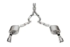 21270 Corsa Performance Exhst - 3.0ft Dual Rear Exit Xtreme Cat-back