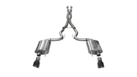 Corsa Performance 847466013966 Ford Mustang 2015-17 Sport Axle-back Exhaust System With Black