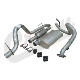 L4196628 Crown Automotive Exhaust Kit Front And Rear For Jeep Wrangler 1993-1995