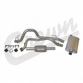 L4251396 Crown Automotive Exhaust Kit Front And Rear Fits Jeep Wrangler 1993-1995