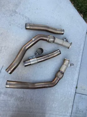 C8rs6.res Cts Audi Rs6 Rs7 C8 Resonator Delete Mid Pipe Midpipe