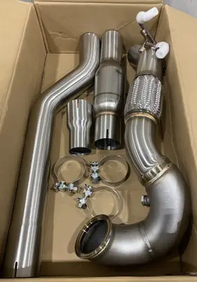 Cts-exh-dp-0015-cat Cts Turbo 3.5 Inch With High Flow Cat