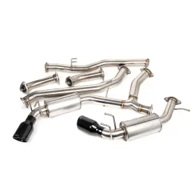 Dcs-des-01-05 Dc Sports V2 3 Inch Exhaust For 22 Civic Si Fe1 23 Integra De4 1.5t Black Tips