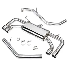 Scs4610 Dc Sports For Axleback Exhaust Polished Tip 19-21 Corolla Hatchback
