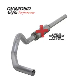 2004.5-2007.5 Diamond Eye Performance K4234a-rp Exhaust Kit 4in For Dodge Ram 2500 &