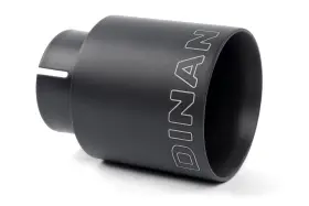 D663-0601-box Dinan 810065215987 Double-walled 4 Inch Clamp-on Exhaust Tip Black Ceramic