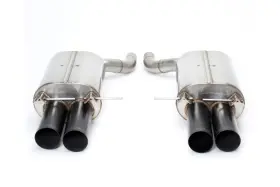 D660-0009a-blk Dinan Free Flow Axle-back Exhaust - 2006-2010 Bmw M5