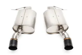 D660-0011-blk Dinan Free Flow Axle-back Exhaust - 2007-2013 Bmw 335i/335is/335xi