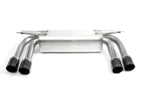 D660-0035-blk Dinan Free Flow Axle-back Exhaust - 2010-2014 Bmw X5m/x6m
