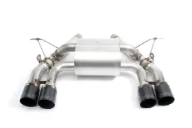 D660-0050-blk Dinan Free Flow Axle-back Exhaust - Compatible With 2015-2020 Bmw