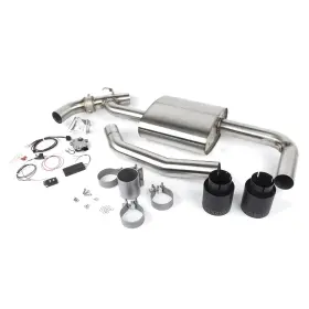 D660-0083-blk Dinan Valved Axle-back Exhaust - 2017-2024 Mini Countryman S /