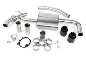 D660-0088-blk Dinan Valved Axle-back Exhaust - 2016-2023 Bmw X1/x2 Sdrive28i