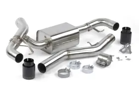 D660-0091-blk Dinan Valved Axle-back Exhaust - 2019-2024 Bmw 330i/430i