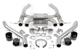 D660-0093-blk Dinan Valved Axle-back Exhaust - 2021-2025 Bmw M3/m4