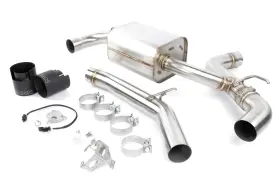 D660-0097-blk Dinan Free Flow 304 Ss Valved Axle-back Exhaust System W Split Rear Exit