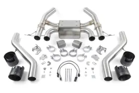 D660-0100-blk Dinan Valved Axle-back Exhaust - 2023-2025 Bmw M2