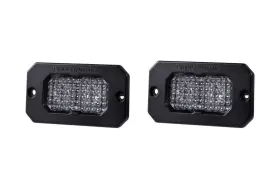 Dd6428p Diode Dynamics Stage Series 2in Led Pod For Sport White Flood Rbl Pair