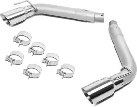 Ctbk-mu-cc10-012 Dna Motoring Cbe-mu-cc10-36l Axle Back Exhaust System For 16-18 Chevy Camaro 6.2