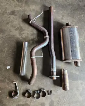 Dual Performance Racing 750221174423 Used 3 Inch Catback Exhaust System 15-20 Ford F150 Ecoboost Turbo And 5.0l V8 Pickup