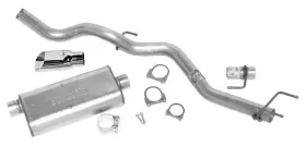 19369 Dynomax Exhaust System Kit-ultra Flo Welded Single Fits 02-05 Dodge Ram 1500